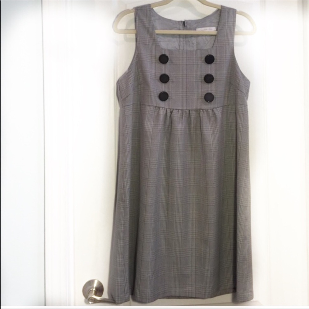 Charlotte Russe Glen Plaid Empire fun dres…